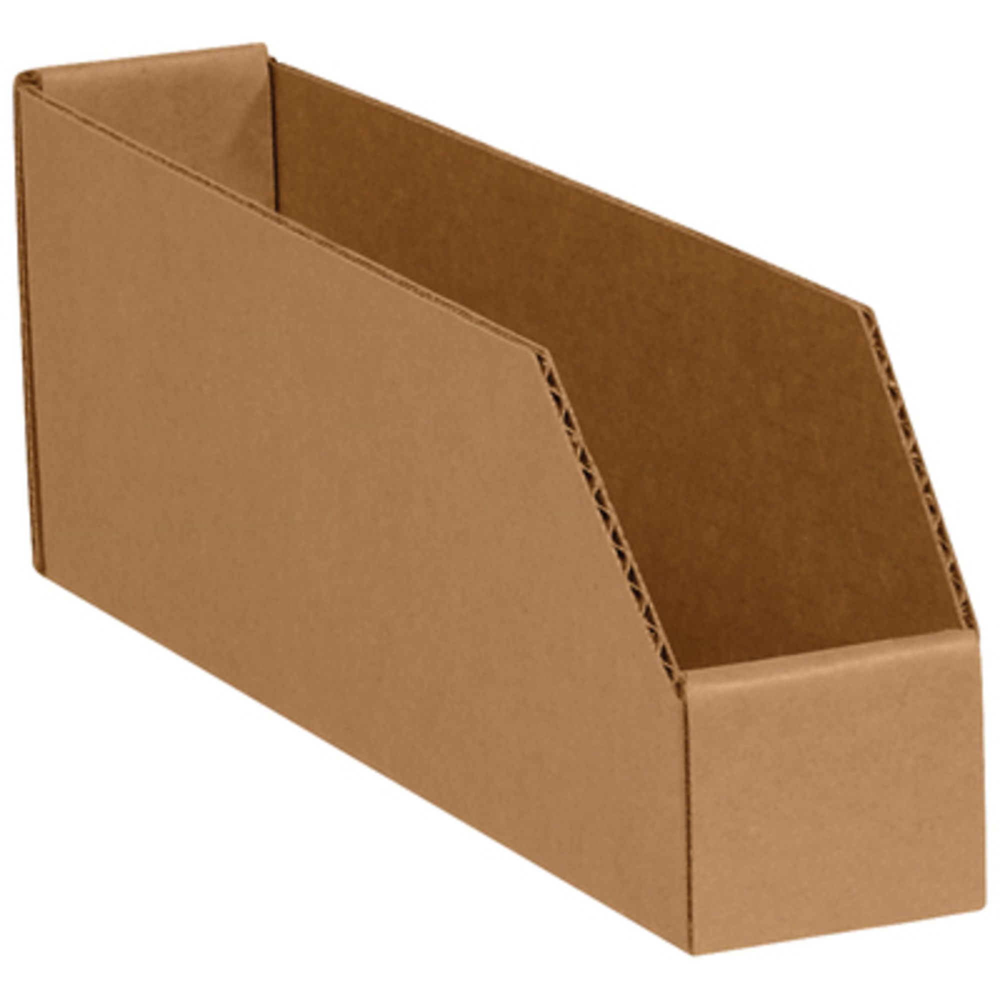 2 x 12 x 4 1/2in. Kraft Bin Boxes 50/CS, Height 4.5 in, Width 2 in, Bins Included (qty.) 50 Model# BINMT212K